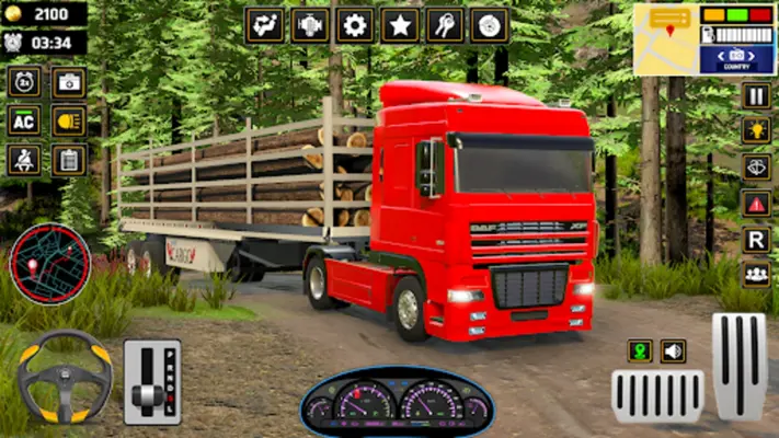 Euro Transporter Truck Games android App screenshot 0