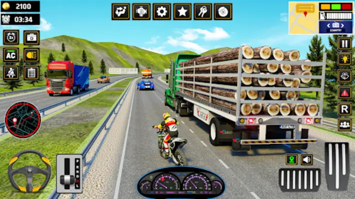 Euro Transporter Truck Games android App screenshot 1