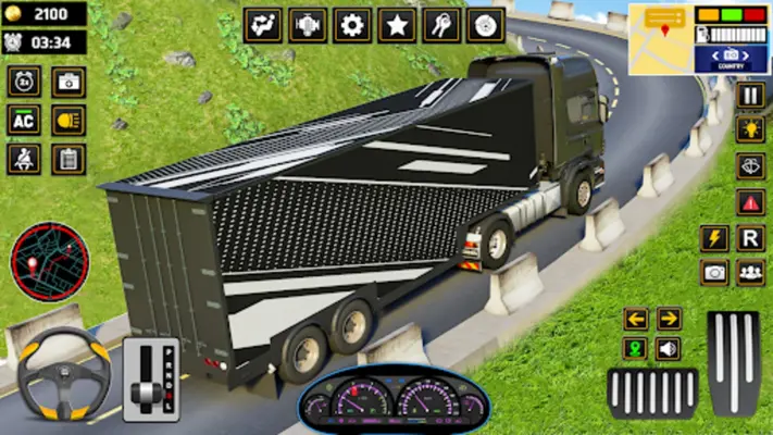 Euro Transporter Truck Games android App screenshot 4